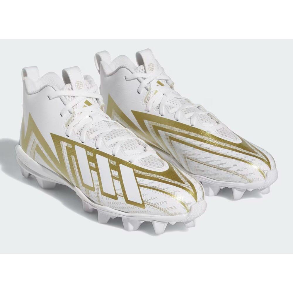 Men's Adidas Freak Spark MD 23 Football Cleat / White Gold / HP7711 / Size 11.5